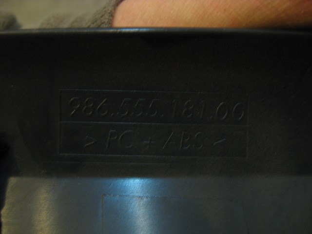 99 Porsche BOXSTER LH Driver A Pillar Trim 986.555.181.00 R11965