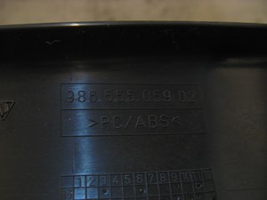 99 Porsche BOXSTER Upper Windshield Trim Panel 986.555.059.02 R11966