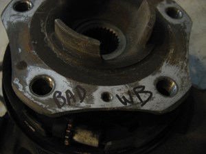 99 Porsche BOXSTER Rear RH Spindle Assy  R12032