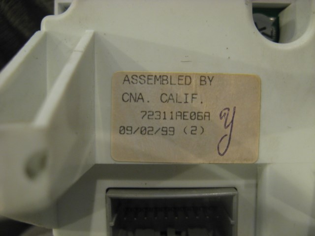 00 Subaru LEGACY Climate Control Unit 72311AE06A R12171