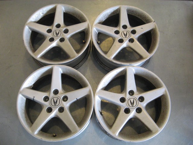 04 RSX 16 x 6 1/2 5 Spoke Alloy Wheel Set