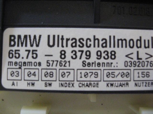 2000 BMW 528i Ultra Sonic Alarm Module