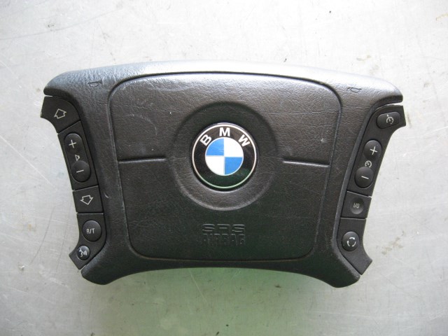 2000 BMW 528i Front LH Steering Wheel Air Bag With Controls