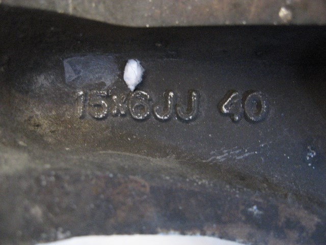 1-1990 Nissan 240sx wheel 15x6