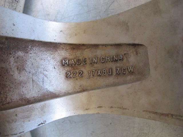 Pair of 5x114.3 17x8 Rims Wheels