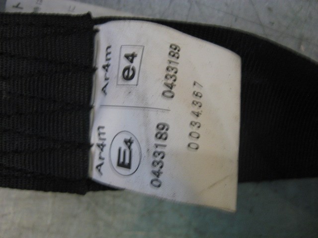 2005 Subaru STI Rear Seat Belt