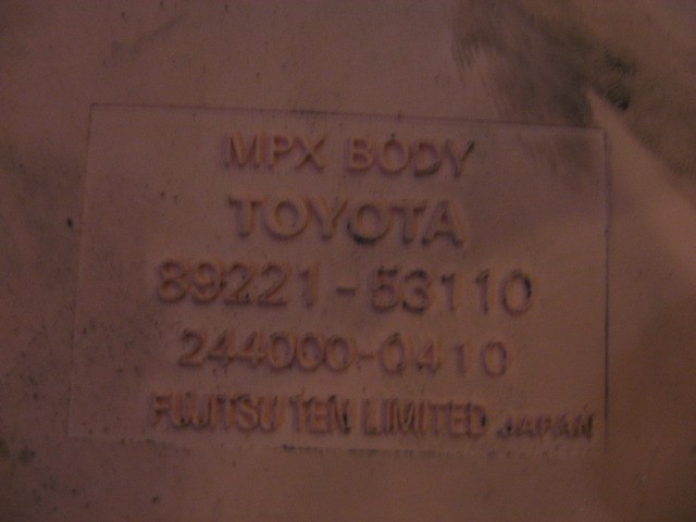 2002 Lexus IS300 Interior Fuse Box/Relays