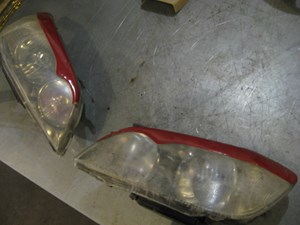 2002 Lexus IS300 LH RH Driver Passenger Headlights - HID Ballasts DAMAGED SEE PH
