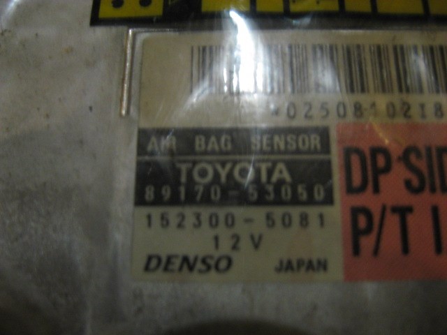 2002 Lexus IS300 Air Bag Control Module 89170 53050