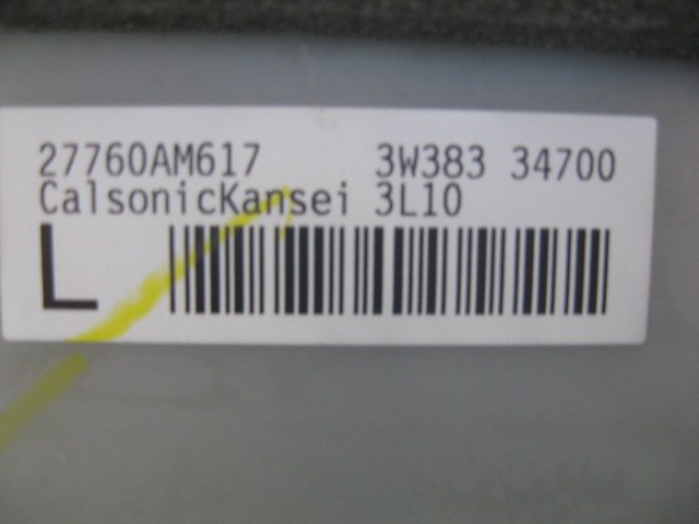 2004 Infiniti G35 Climate Control Unit Switch