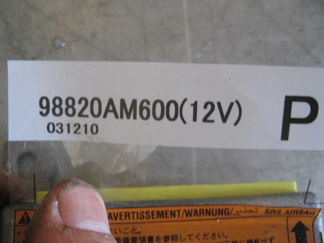 2004 Infiniti G35 Air Bag Module