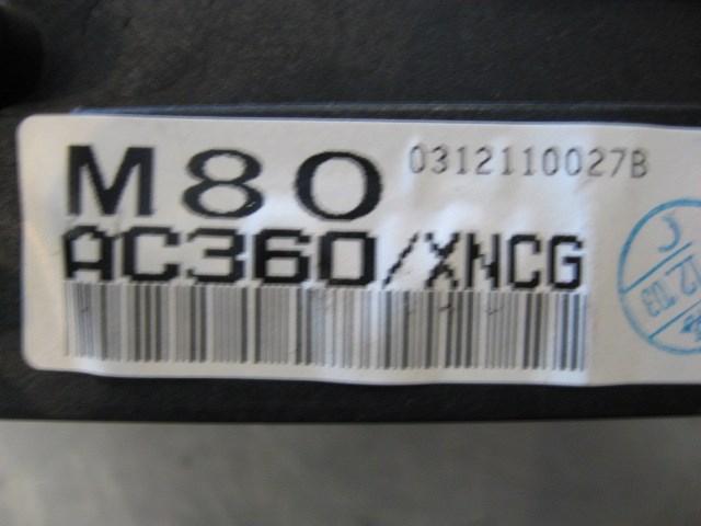 2004 Infiniti G35 Gauge Cluster