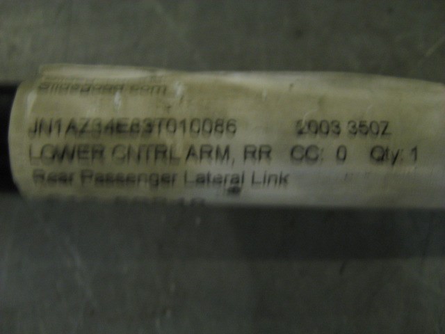 2003 Nissan 350Z RH Rear Traction Arm