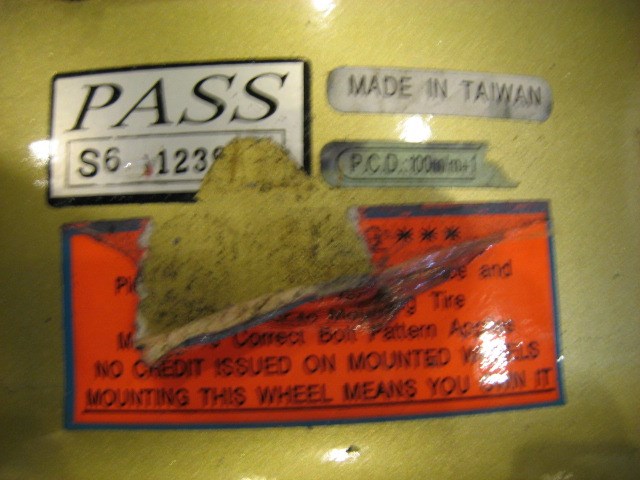 2003 Nissan 350z Rims Sport Max 17x7 38 offset