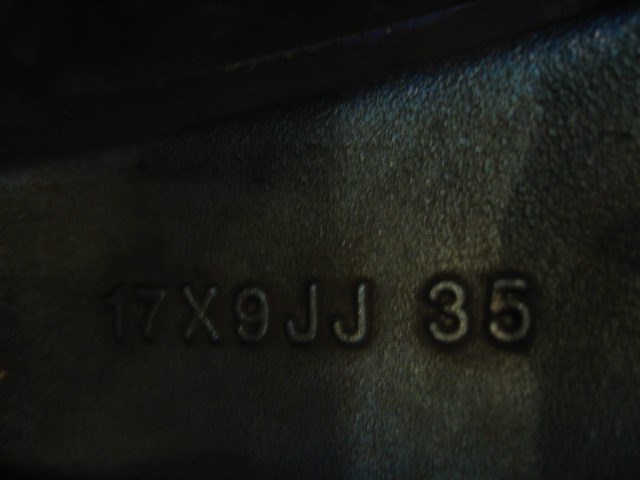 2003 Nissan 350Z Rear Wheel Sport Max 17x9JJ 35