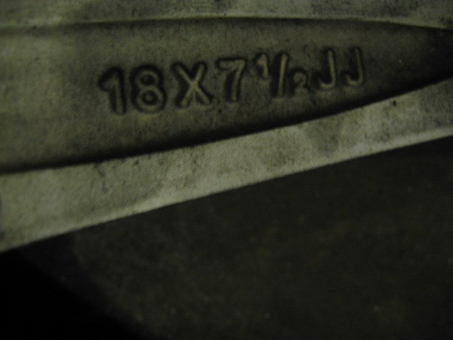 2002 Lexus IS300 Pair ADR Rims 18x7.5JJ   (2)