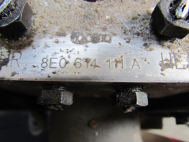 2001 Audi A4 ABS Pump And Brake Vacuum Servo 8E0614111A, 8E0927317