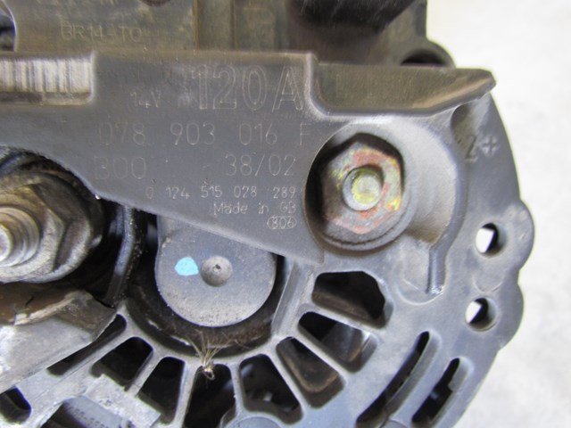 2001 Audi A4 B5 Avant Alternator 078 903 016 F