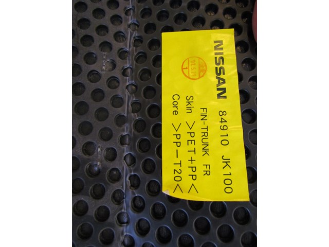 2007 Infiniti G35 Sedan Trunk Carpet Pass Through 84910 JK100