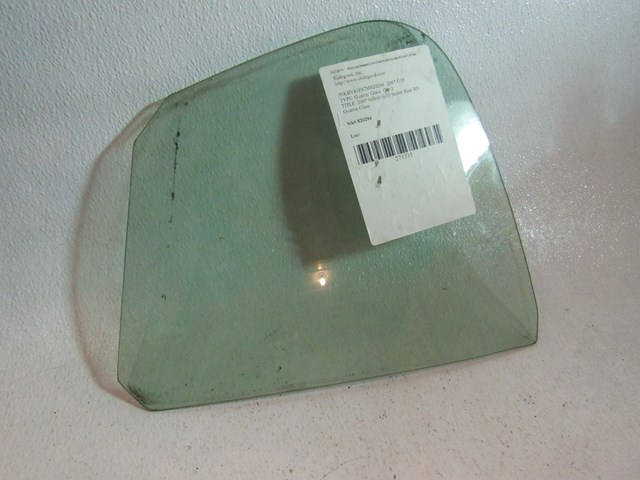 2007 2008 Infiniti G35 Sedan Rear RH Quarter Glass