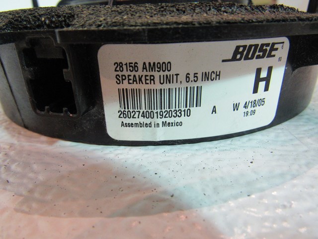 03 04 05 06 Infiniti G35 Sdn Cpe Front Rear Speaker 28156 AM900