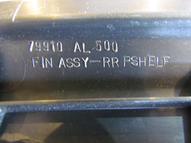 2005 Infiniti G35x Rear Parcel Shelf 79910 AL500