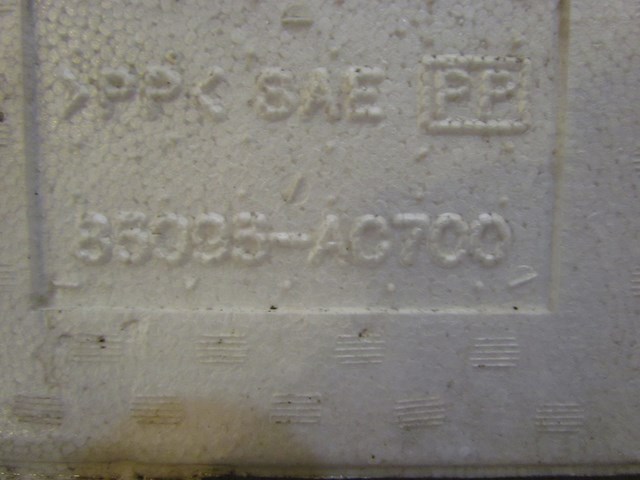 2005 Infiniti G35X Rear LH Bumper Reinforcement Foam 85095 AC700