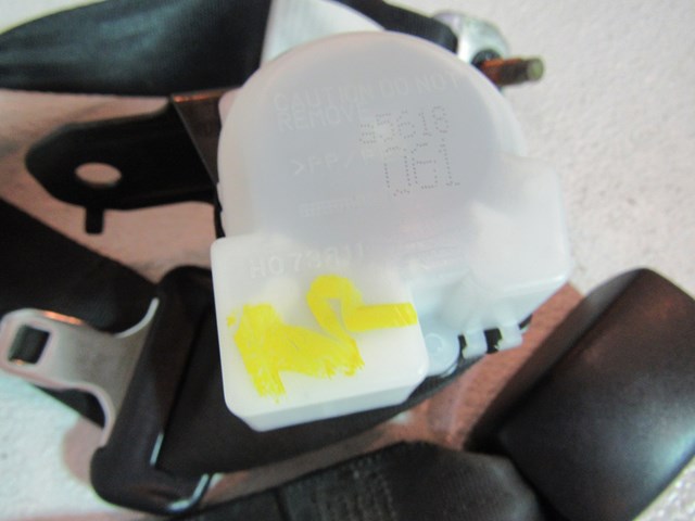 2005 2006 Infiniti G35 Sedan Rear RH Pass Seat Belt & Buckle