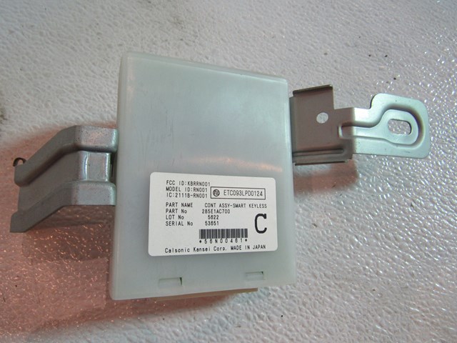 05 06 07 Infiniti G35 Cpe Sdn Smart Keyless Control Unit 285E1AC700