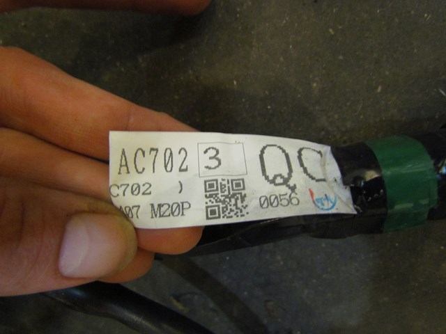 2005 Infiniti G35x Rear Body Wire Harness 24014 AC702