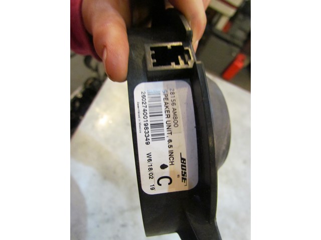 2003 Infiniti M45 LH Rear Door Speaker 28156 AM800