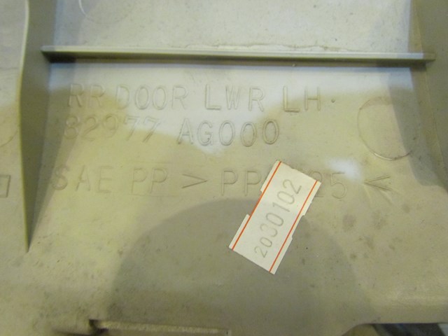 2003 Infiniti M45 Rear LH Door Panel 82977 AG000
