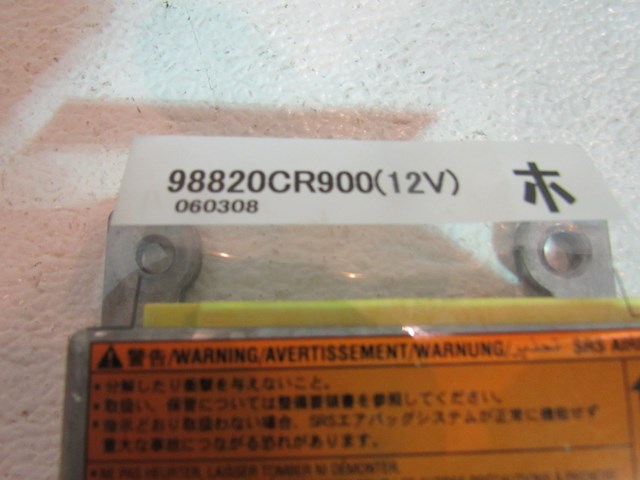 2003 Infiniti M45 Air Bag Control Module 98820 CR900