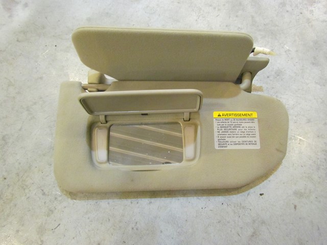 2003 Infiniti M45 RH Passenger Sun Visor-See Description