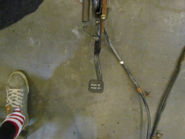 2003 Infiniti M45 Emergency Parking Brake Cable and Pedal