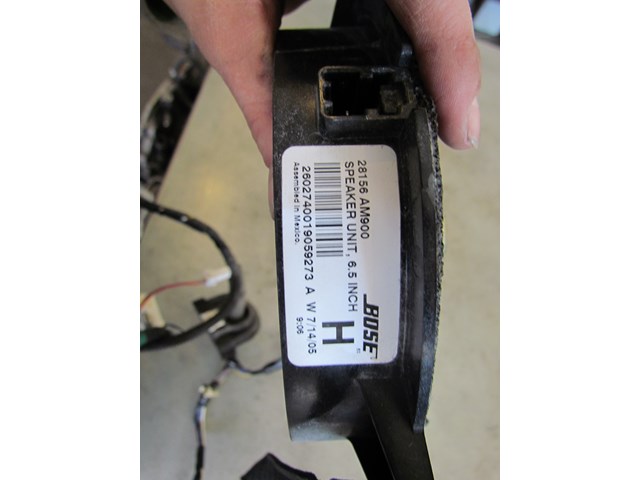 2006 Infiniti G35x Front LH Door Speaker 28156 AM900