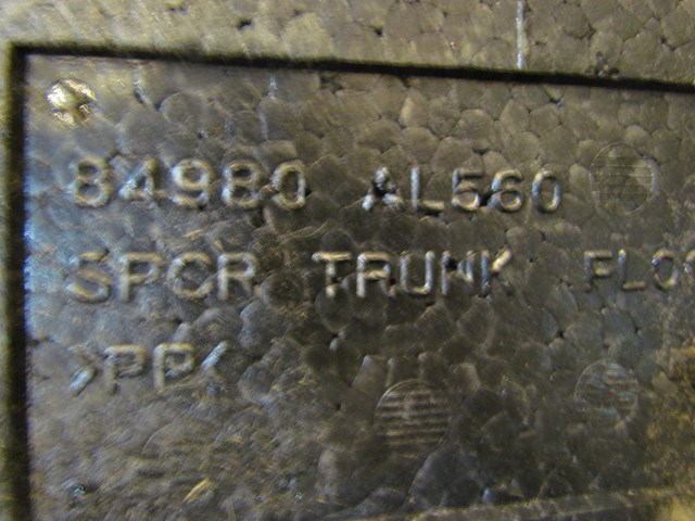 2006 Infiniti G35x Trunk Spacer 84980 AL560