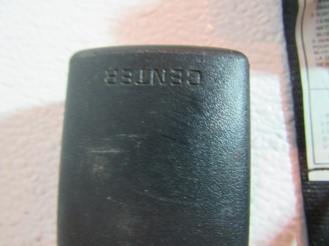 2005 2006 Infiniti G35 Sedan Center Rear Seat Belt & Buckle - Black