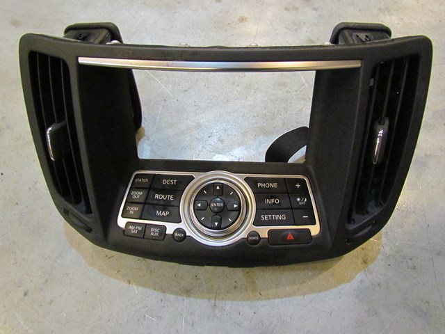 2007 Infiniti G35X Navigation Controls w/Bezel & Vents 28395 JK605