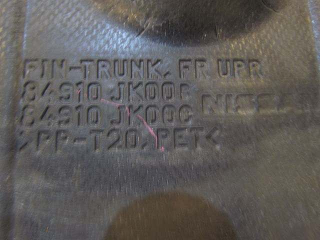 2007 Infiniti G35x Trunk Finish Panel Moulding 84910 JK00B