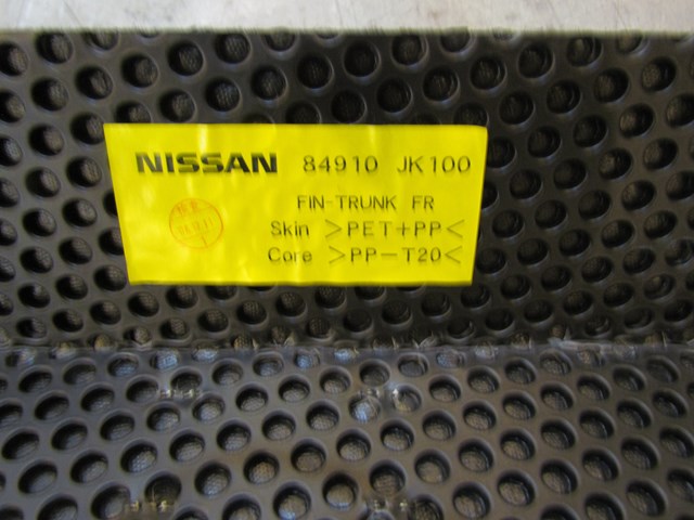 2007 Infiniti G35x Sedan Trunk Pass Through Moulding 84910 JK100