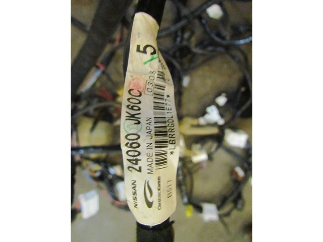 2007 Infiniti G35x Sedan LH Body Wire Harness 24060 jk60C