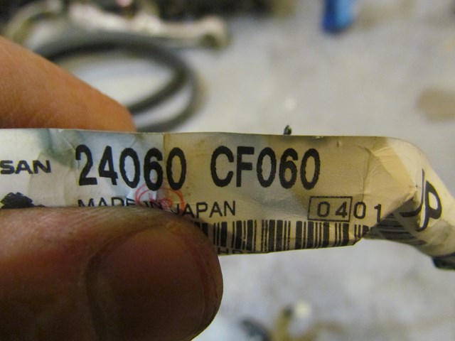 2005 Nissan 350Z Convertible Sun Visor Wire Harness