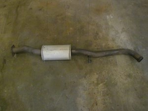 2005 Nissan 350Z Convertible Exhaust Resonator. Rear Flange Rusted Off