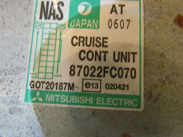 2001 Subaru Forester Cruise Control Computer 87022FC070