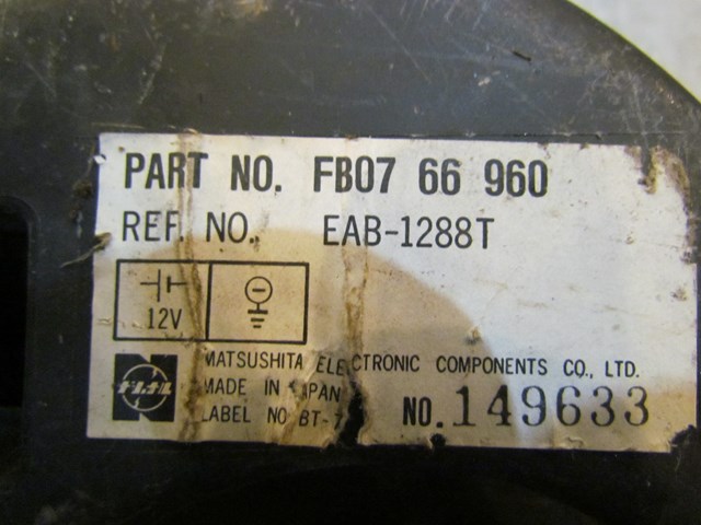 1986 Mazda RX7 Speaker Pod FB07 66 960