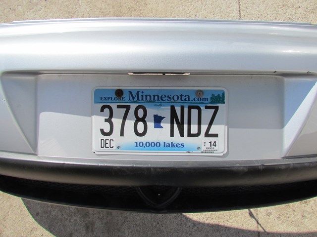 2004 Mazda RX8 Rear Bumper Cover Silver