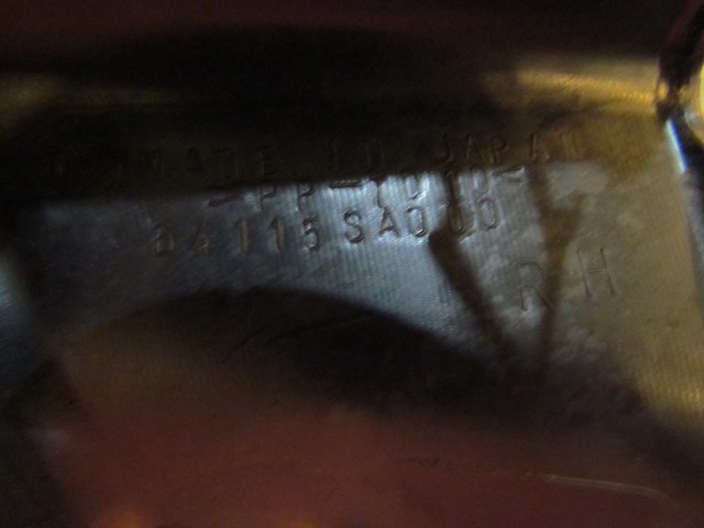 2004 Subaru Forester XT Front RH Seat Belt Cover Trim Set