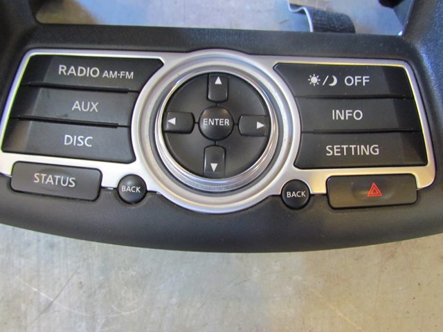 2008 Infiniti G35x Radio Controls, Bezel & Vents 28395 JK60B