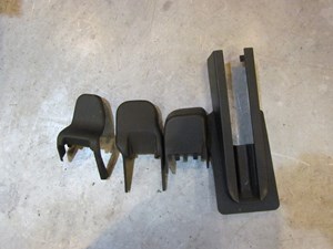 2008 Infiniti G35X Sedan LH Driver Seat Rail Covers/Trim